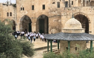 Israel settlers in Al-Aqsa Compound, Al-Haq (C) 13 May 2018