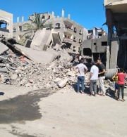 Ruthless Attack on Al-Rimal Neighbourhood, Gaza City, Israeli Occupying Forces (IOF) Targeted Civilian Residential, Commercial and Industrial Facilities throughout the Gaza Strip