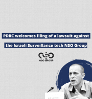 The Palestinian Digital Rights Coalition welcomes the filing of a lawsuit against the Israeli Surveillance tech NSO Group