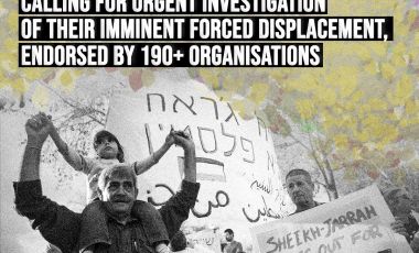 Sheikh Jarrah Families Send Letter to the International Criminal Court Calling for Urgent Investigation of their Imminent Forced Displacement, Endorsed by 190 Organisations