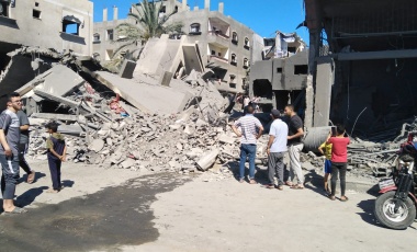 Ruthless Attack on Al-Rimal Neighbourhood, Gaza City, Israeli Occupying Forces (IOF) Targeted Civilian Residential, Commercial and Industrial Facilities throughout the Gaza Strip