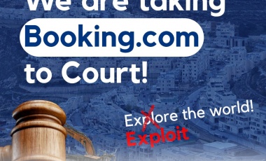 PRESS RELEASE Booking.com sued for laundering profits from Israeli war crimes in Palestine