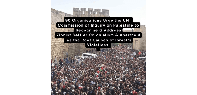 90 Organisations Urge The UN Independent International Commission Of ...